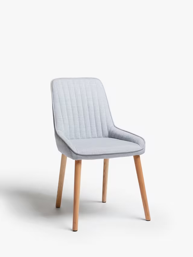 John Lewis Toronto Side Dining Chairs, Set of 2, Grey