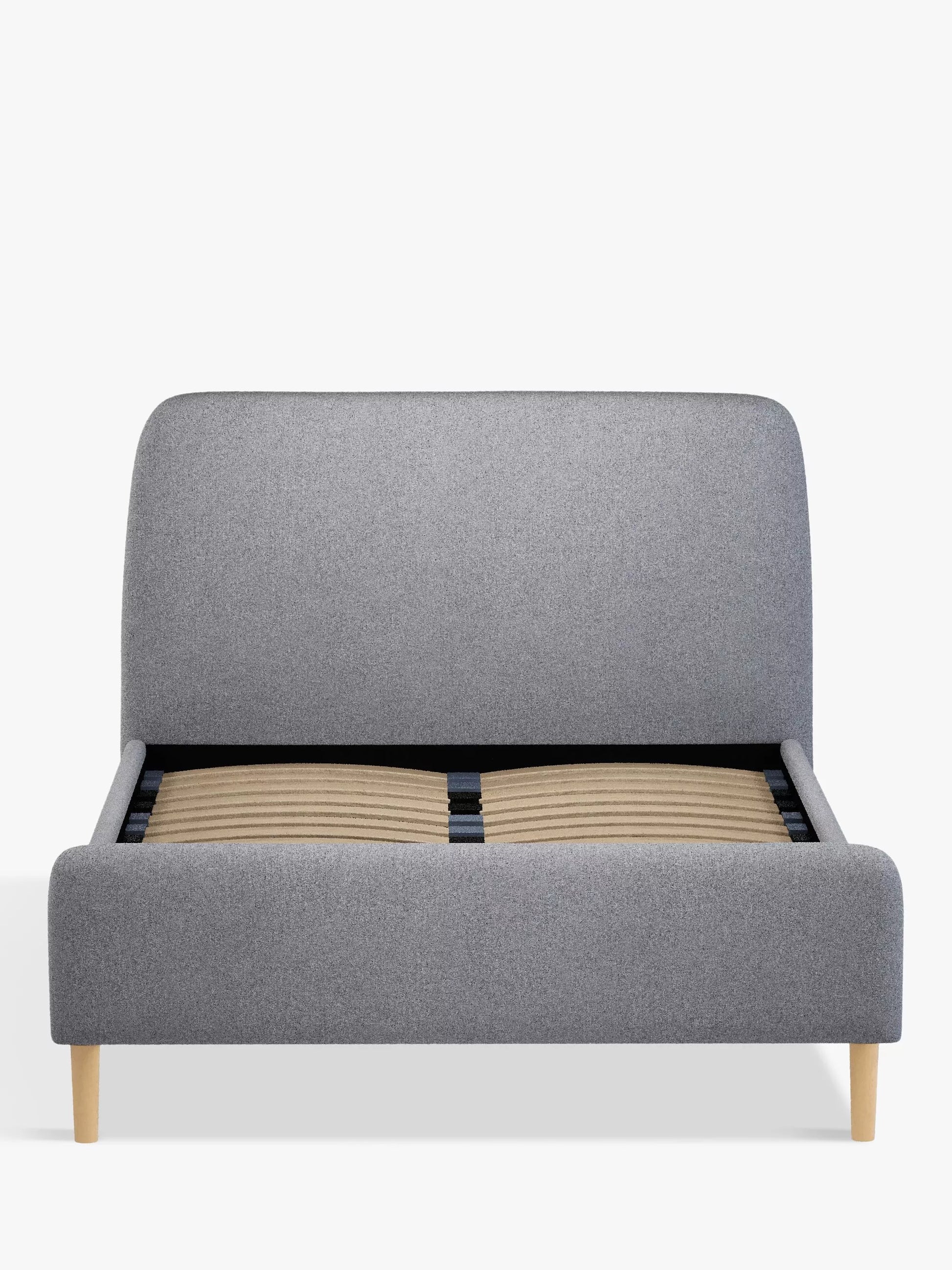 John Lewis ANYDAY Bonn Upholstered Bed Frame, Small Double Grey 