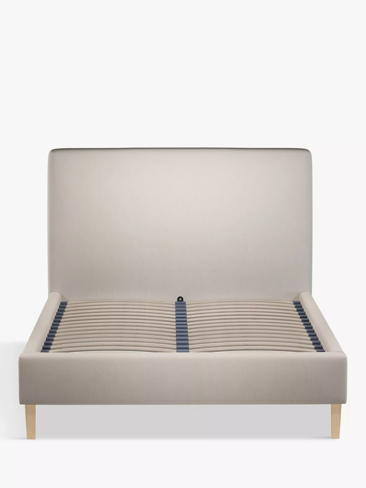 John Lewis Emily Upholstered Bed Frame, Double, Cotton Effect Beige
