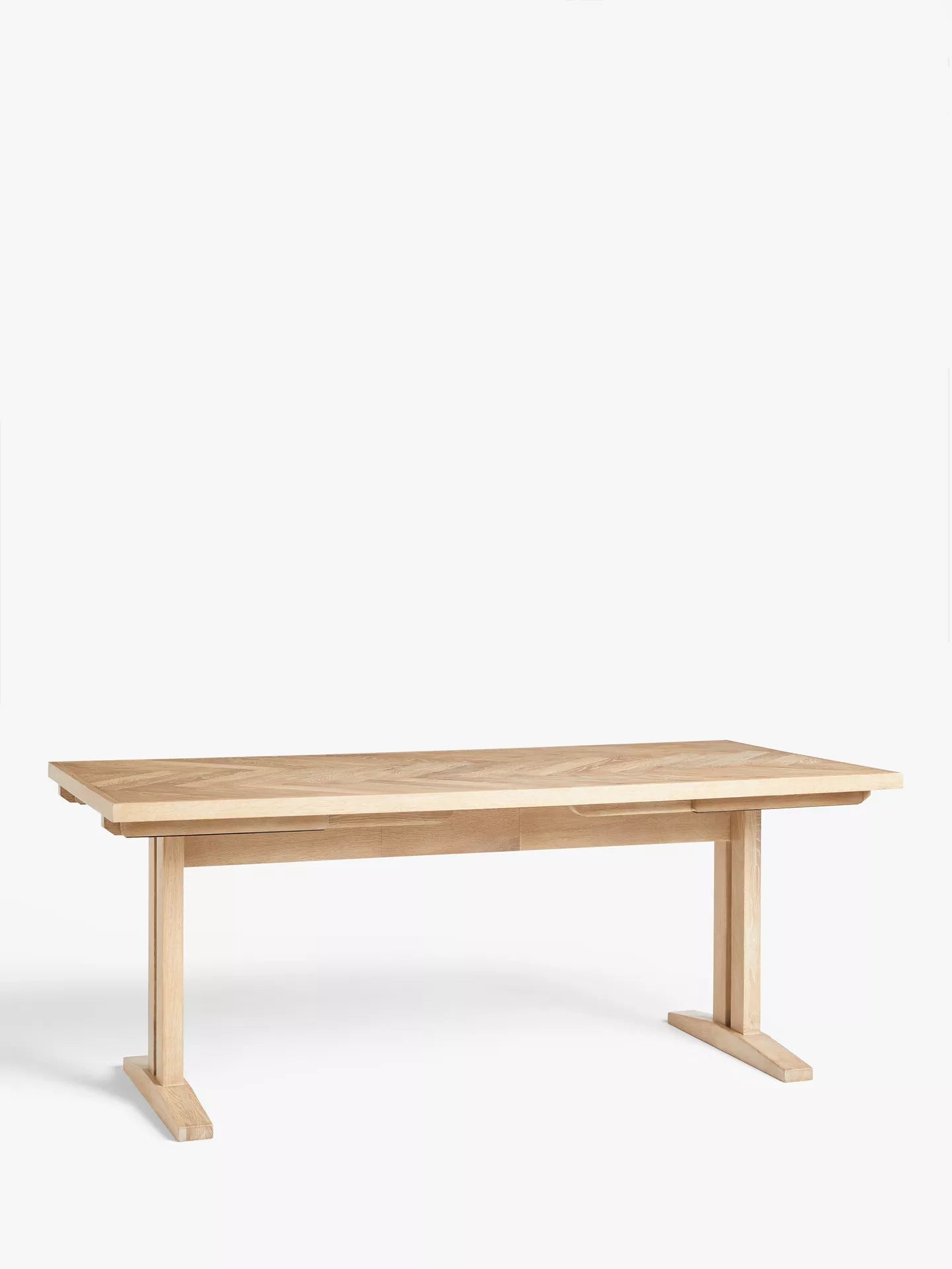 John Lewis Estate 6-10 Seater Extending Dining Table, Natural