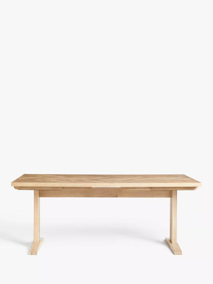 John Lewis Estate 6-10 Seater Extending Dining Table, Natural