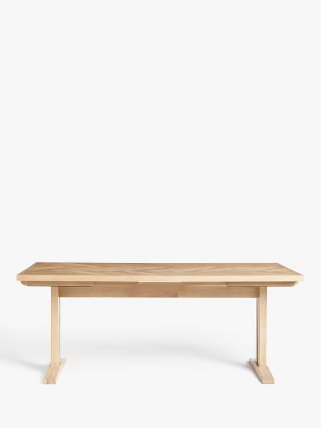 John Lewis Estate 6 to 10 Seater Extending Dining Table Natural
