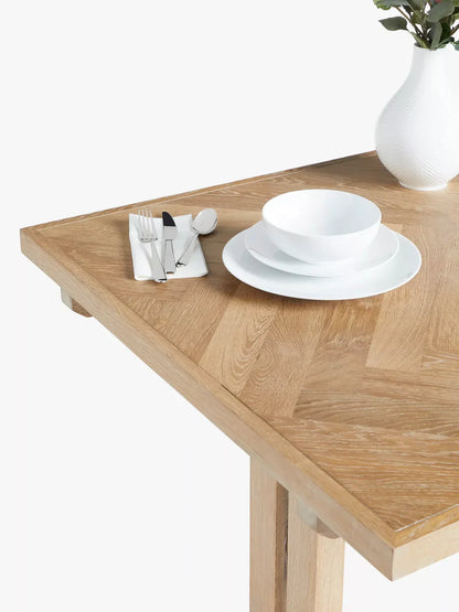 John Lewis Estate 6-10 Seater Extending Dining Table, Natural