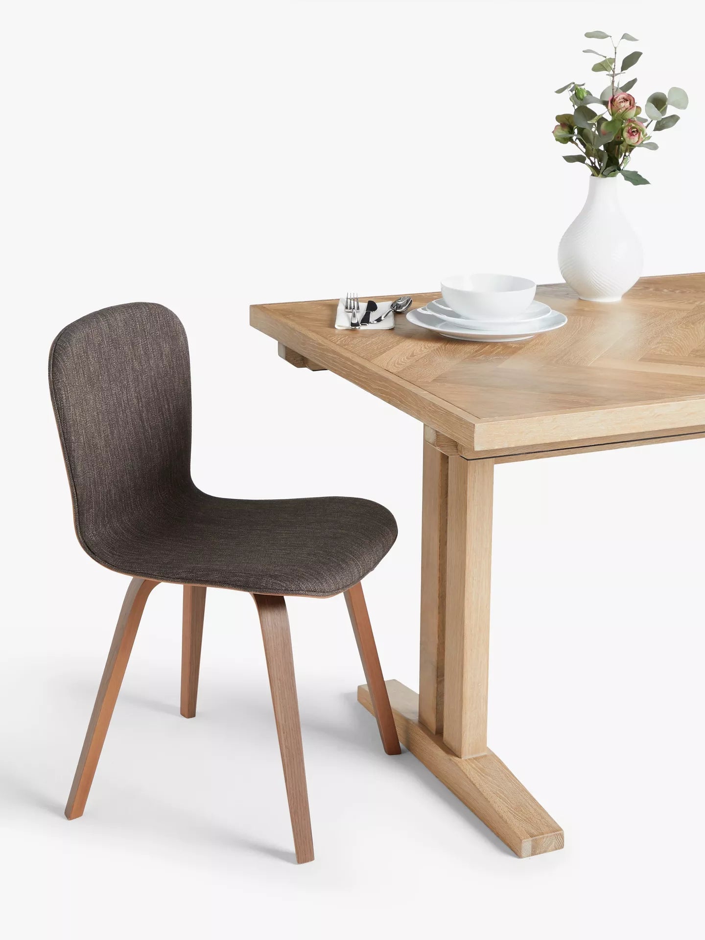 John Lewis Estate 6-10 Seater Extending Dining Table, Natural