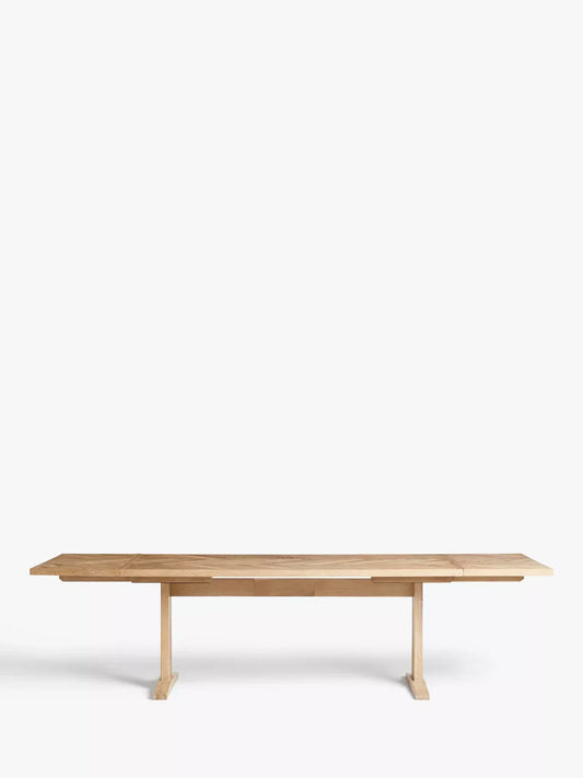 John Lewis  Dining Table Estate 6-10 Seater Extending , Natural