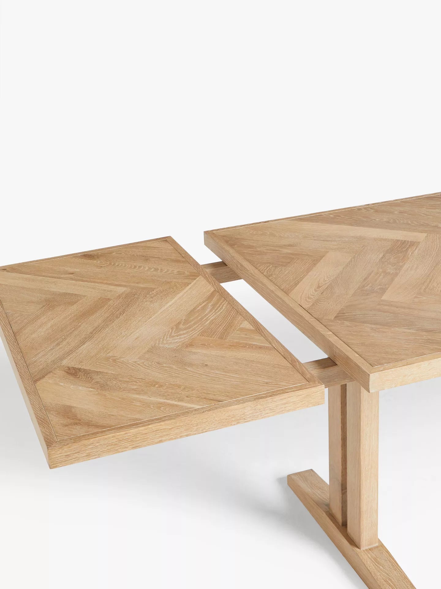 John Lewis Estate 6-10 Seater Extending Dining Table, Natural