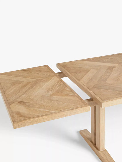 John Lewis Estate 6-10 Seater Extending Dining Table, Natural
