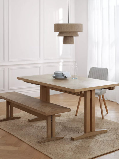 John Lewis Estate 6-10 Seater Extending Dining Table, Natural