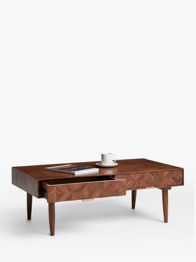 John Lewis + Swoon Franklin Coffee Table Brown