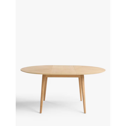 John Lewis Iona 4-6 Seater Extending Round Dining Table, Oak