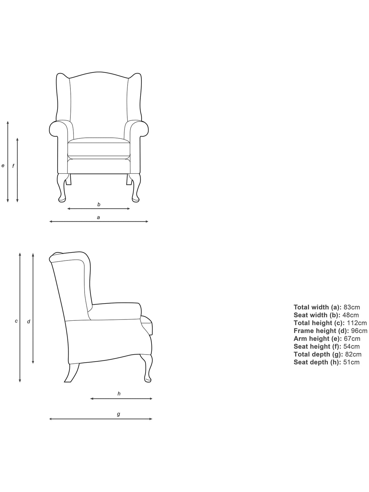 Parker Knoll Oberon Armchair, Berwick Check Grey Marl