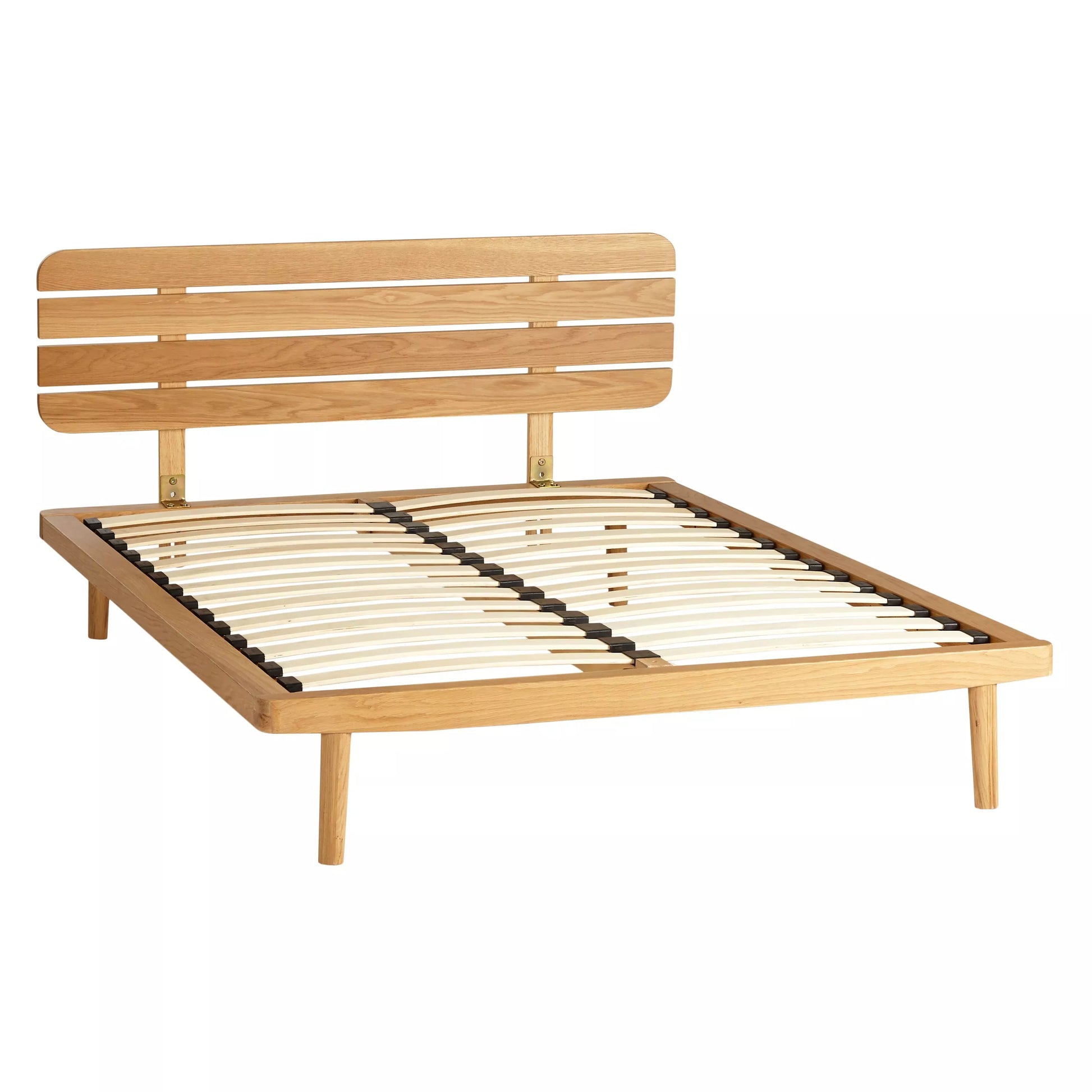 John Lewis Bow Slatted Headboard Bed Frame, Double