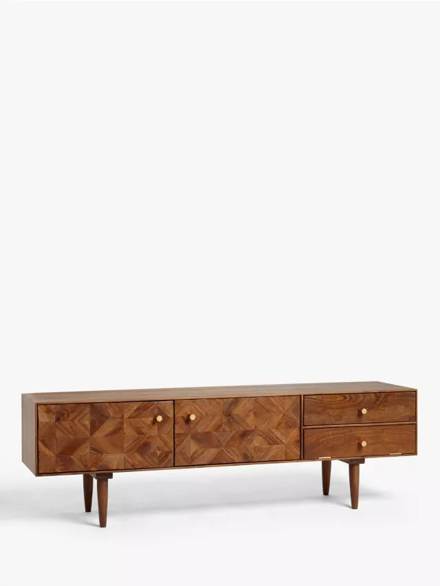 John Lewis + Swoon Franklin TV Stand for TVs up to 66", Brown