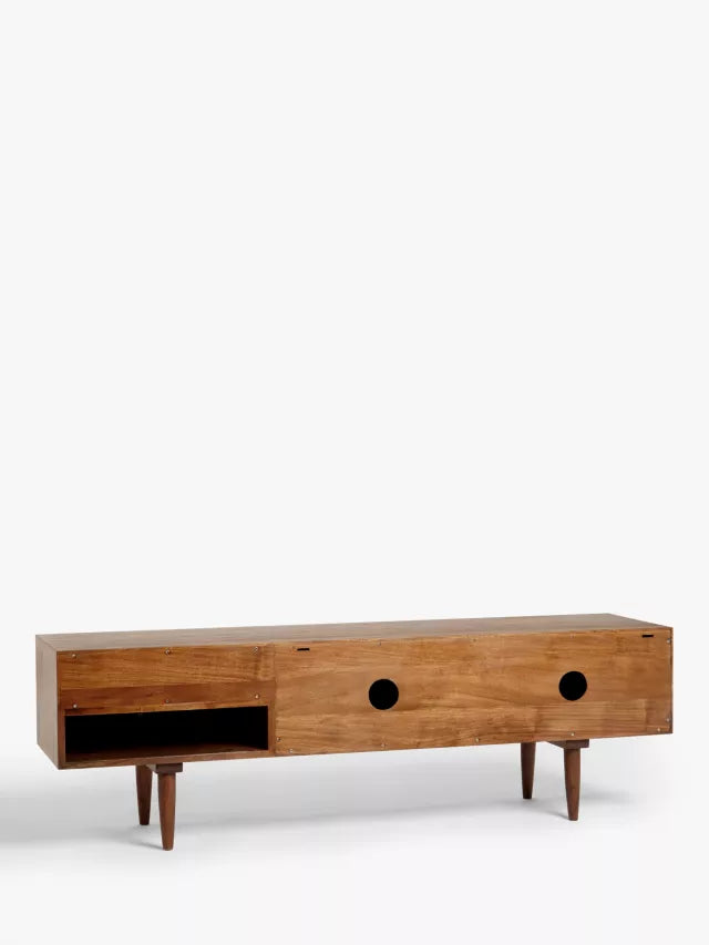 John Lewis + Swoon Franklin TV Stand for TVs up to 66 inch, Brown