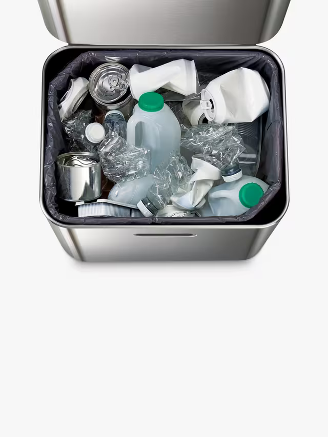 Joseph Joseph Intelligent Waste Totem Max Bin, 60L, Stainless Steel