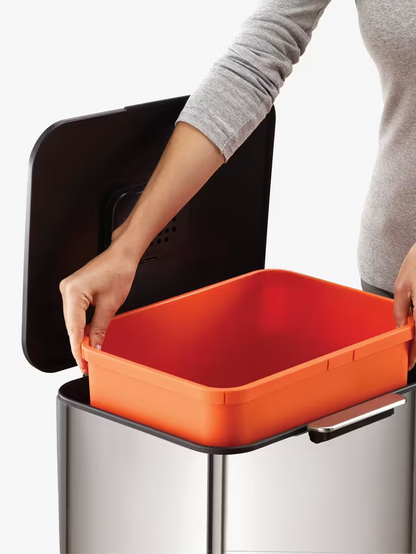 Joseph Joseph Intelligent Waste Totem Max Bin, 60L, Stainless Steel