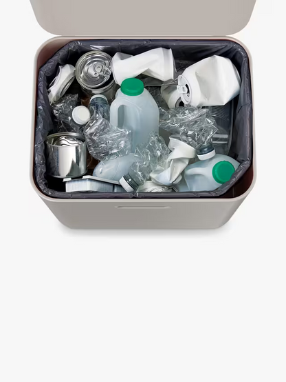 Joseph Joseph Intelligent Waste Totem Compact Bin, 60L, Stone