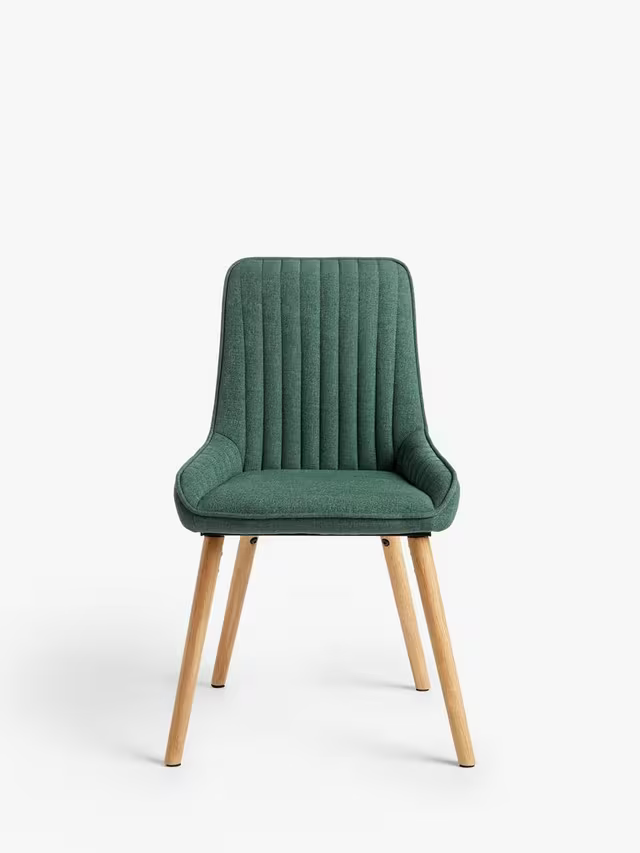 John Lewis Toronto Side Dining Chairs, Single, Moss