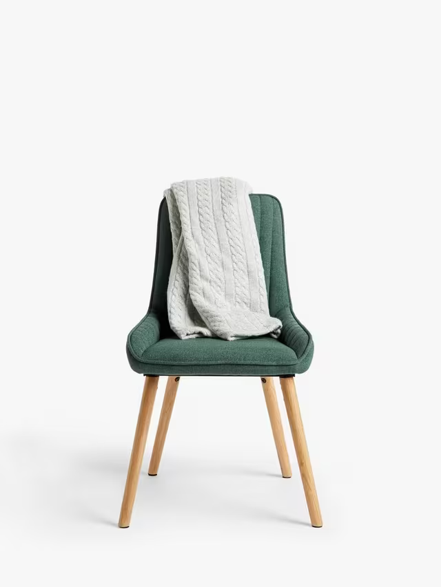John Lewis Toronto Side Dining Chairs, Single, Moss