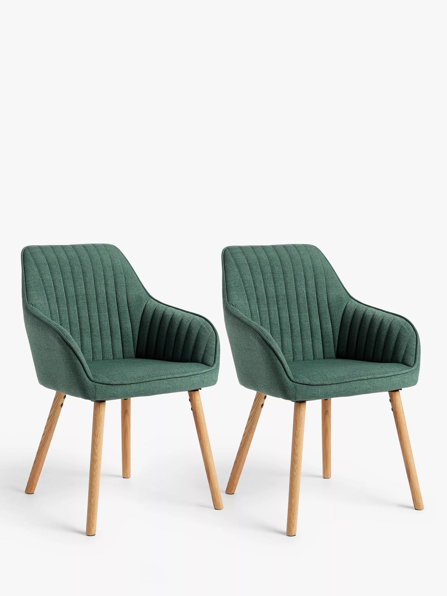 John Lewis Toronto Dining Side chairs, Set of 2, Moss