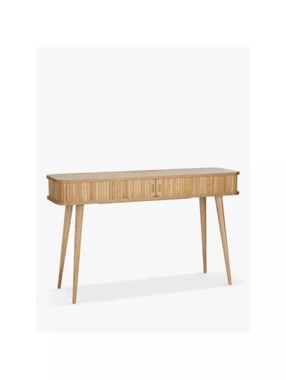 John Lewis Grayson Storage Console Table, Oak