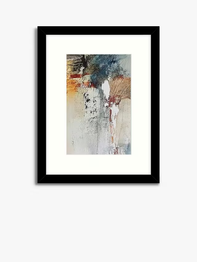 John Lewis Natasha Barnes Painterly Abstract Framed Print & Mount, Set of 6, 43.5 x 33.5cm, Multi