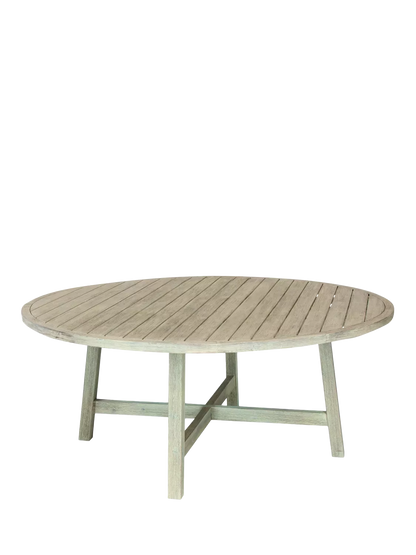 KETTLER Cora 8-Seater Round Garden Dining Table FSC-Certified (Acacia Wood), Natural