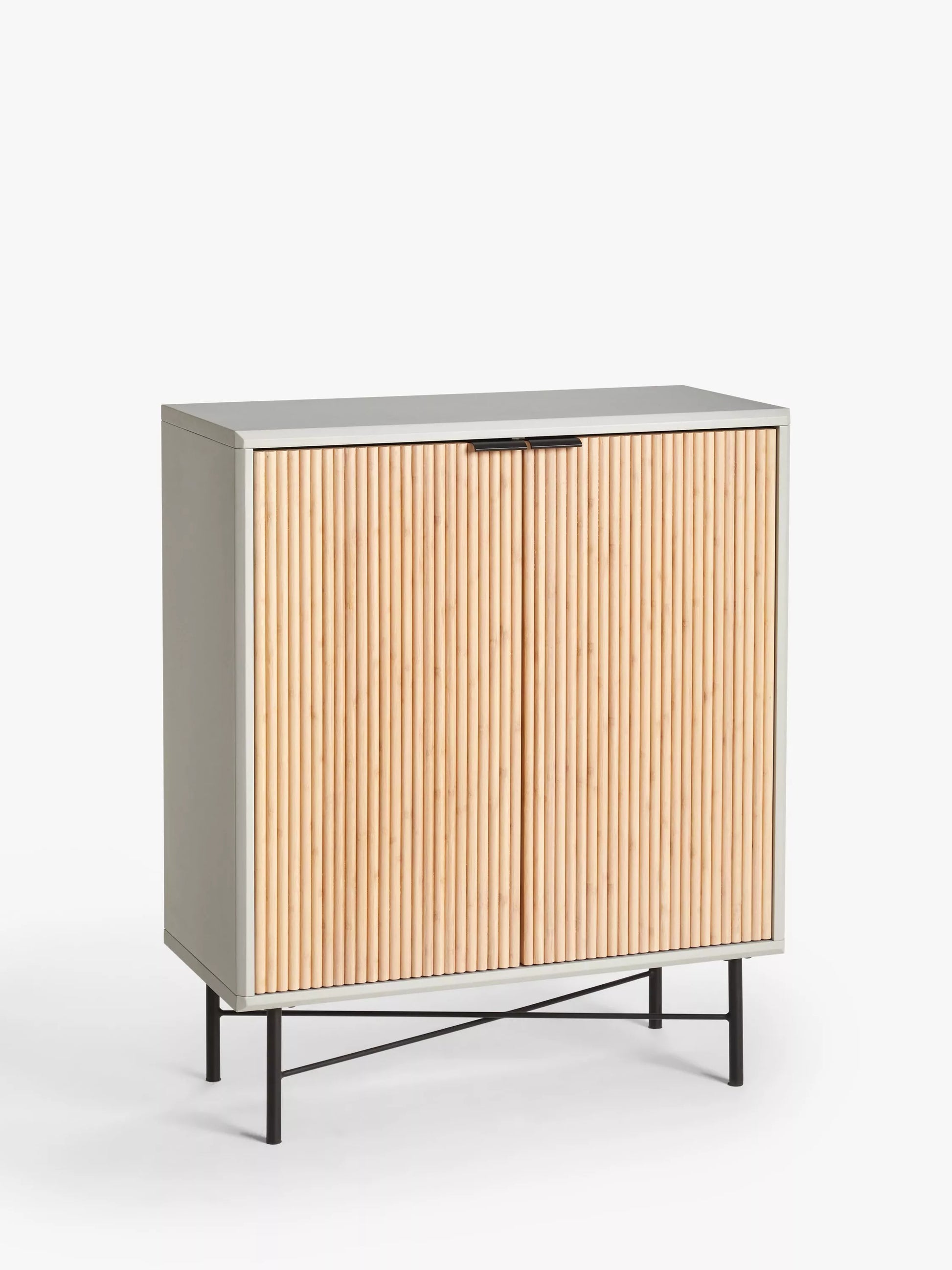 John Lewis Ridge 2 Door Cabinet Grey
