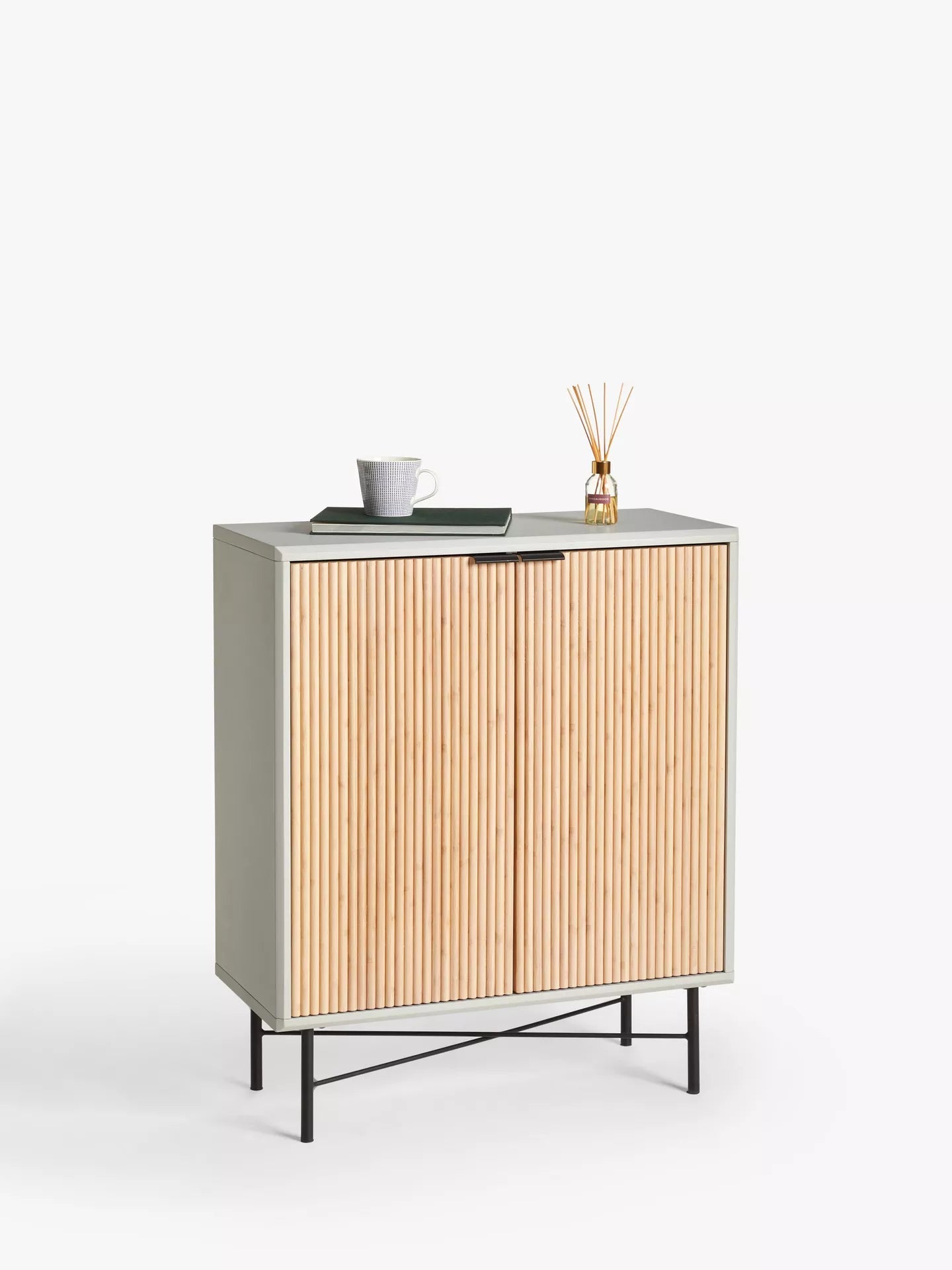 John Lewis Ridge 2 Door Cabinet Grey