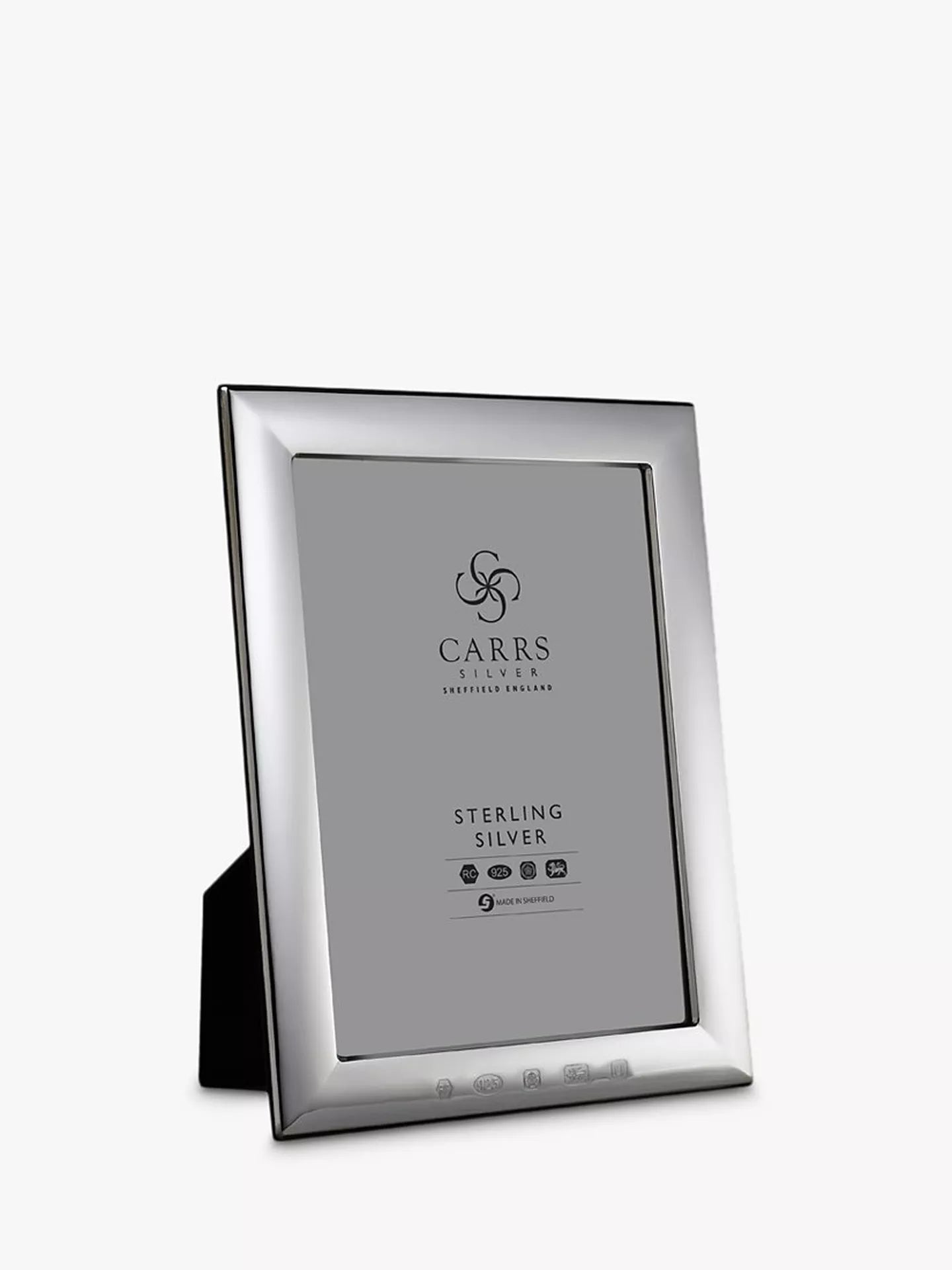 Carrs 2020 Sloane Photo Frame, Sterling Silver, 4 x 6" (10 x 15cm)