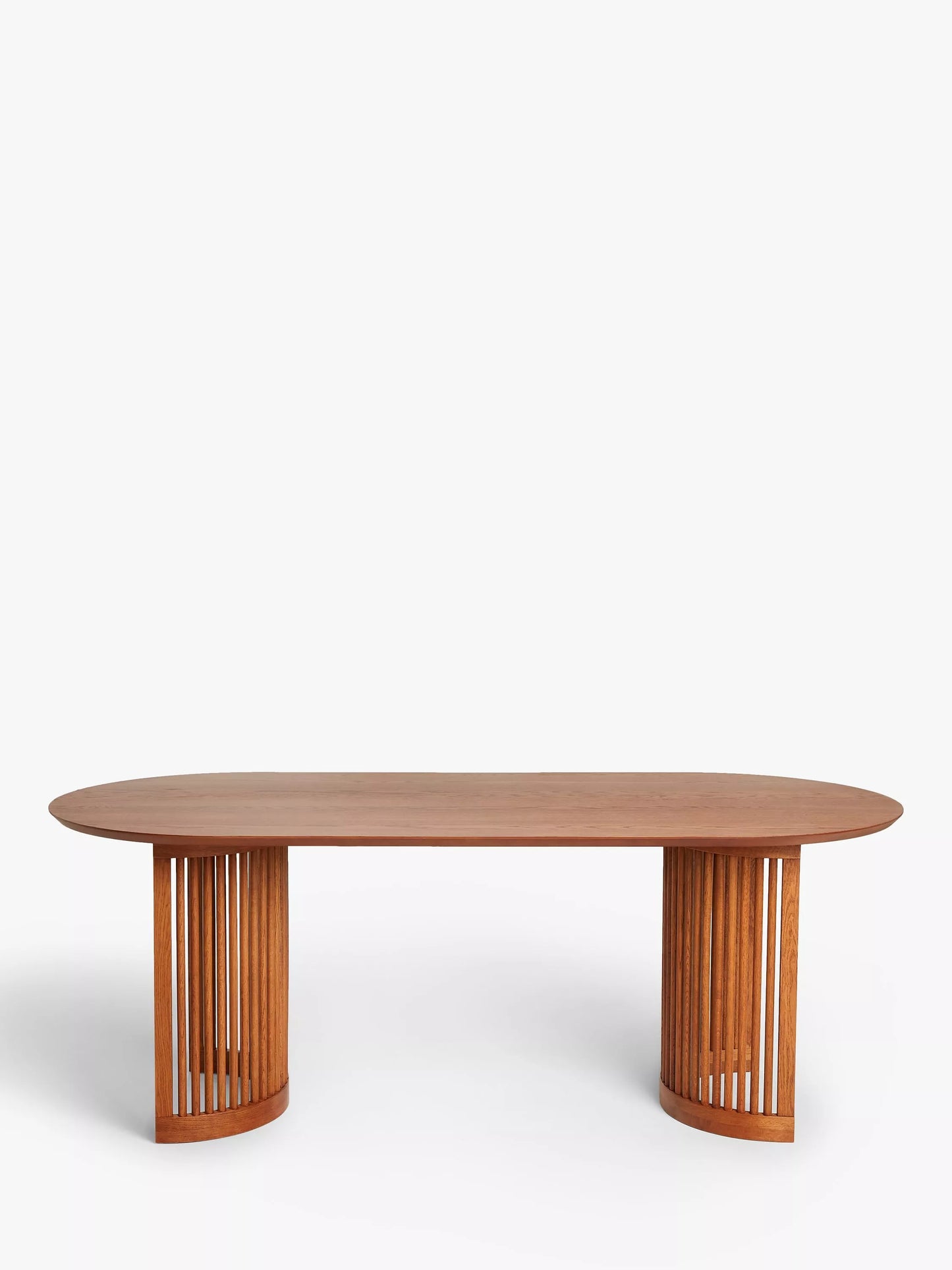 John Lewis Trestle 6 Seater Dining Table, Dark Oak
