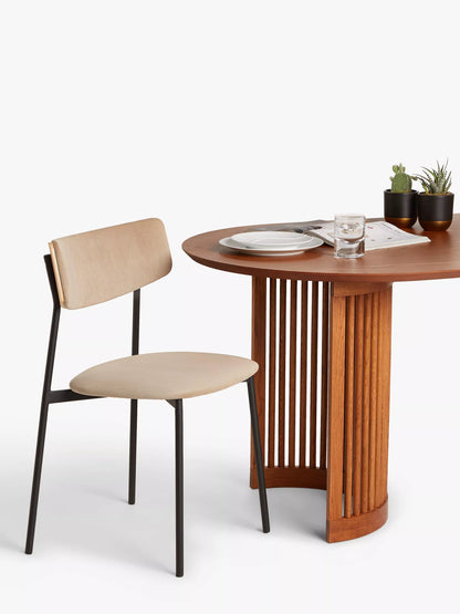 John Lewis Trestle 6 Seater Dining Table, Dark Oak