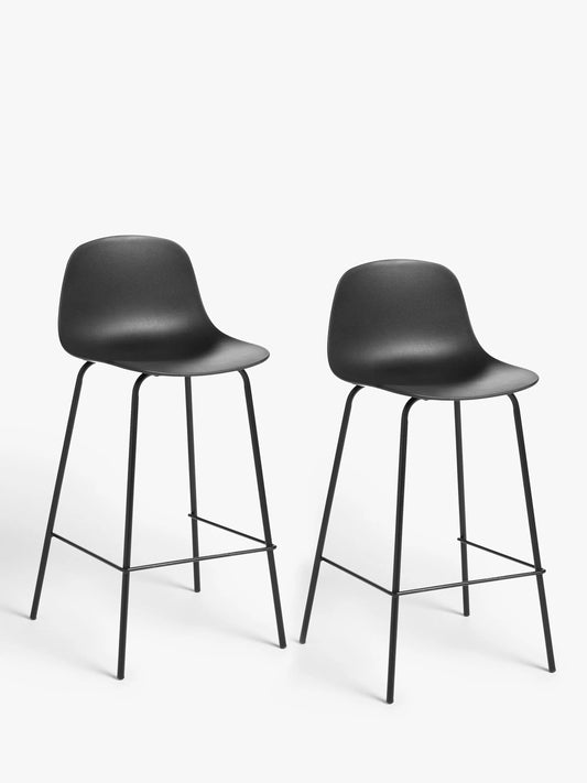 Whitby bar stool Black pair as03