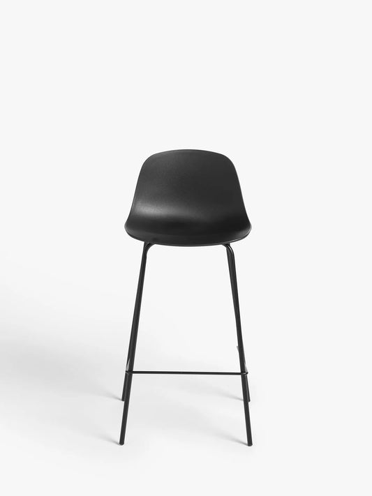 John Lewis Whitby Bar Stool, Set of 2, Black
