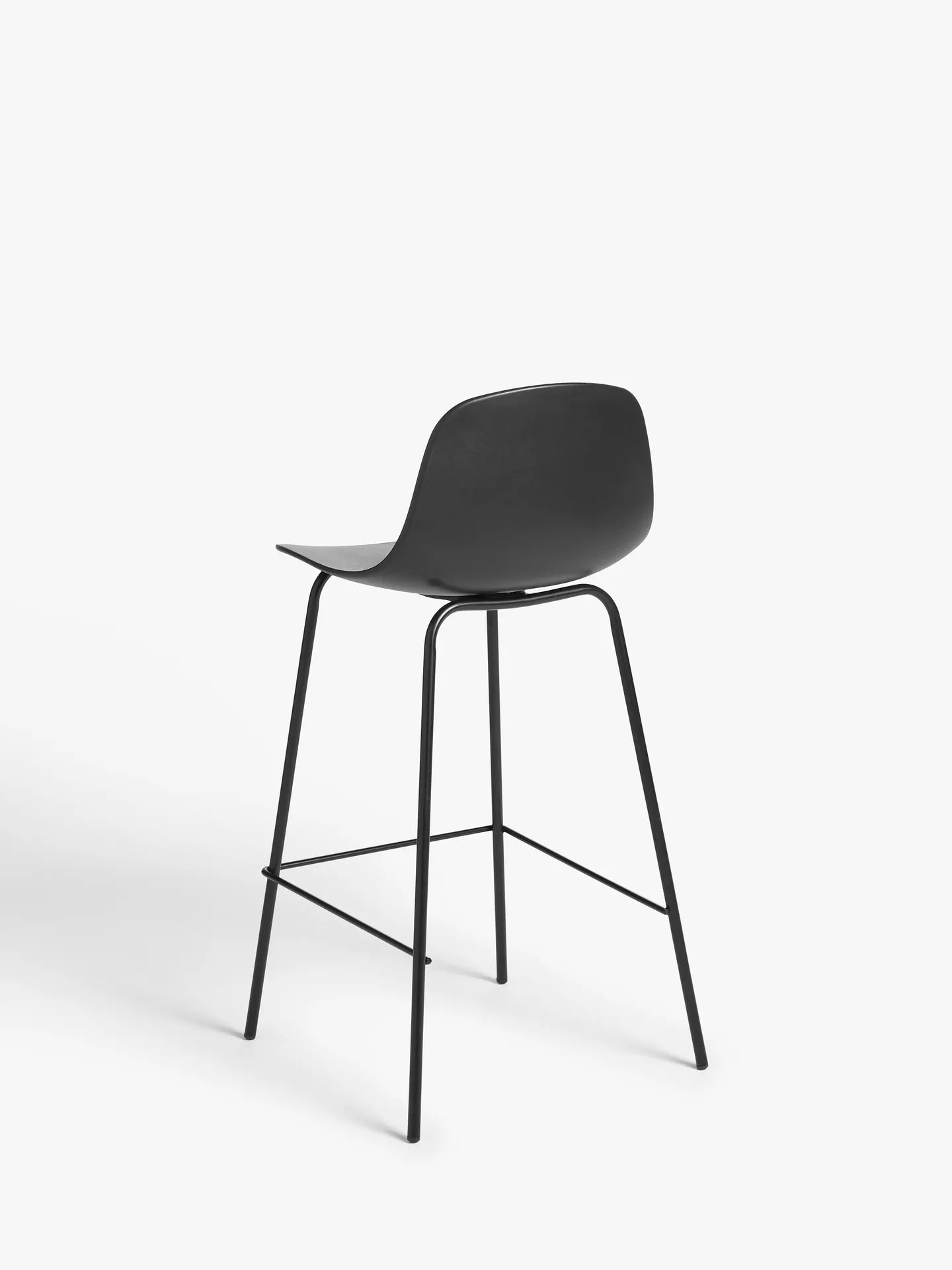 John Lewis Whitby Bar Stool, Set of 2, Black