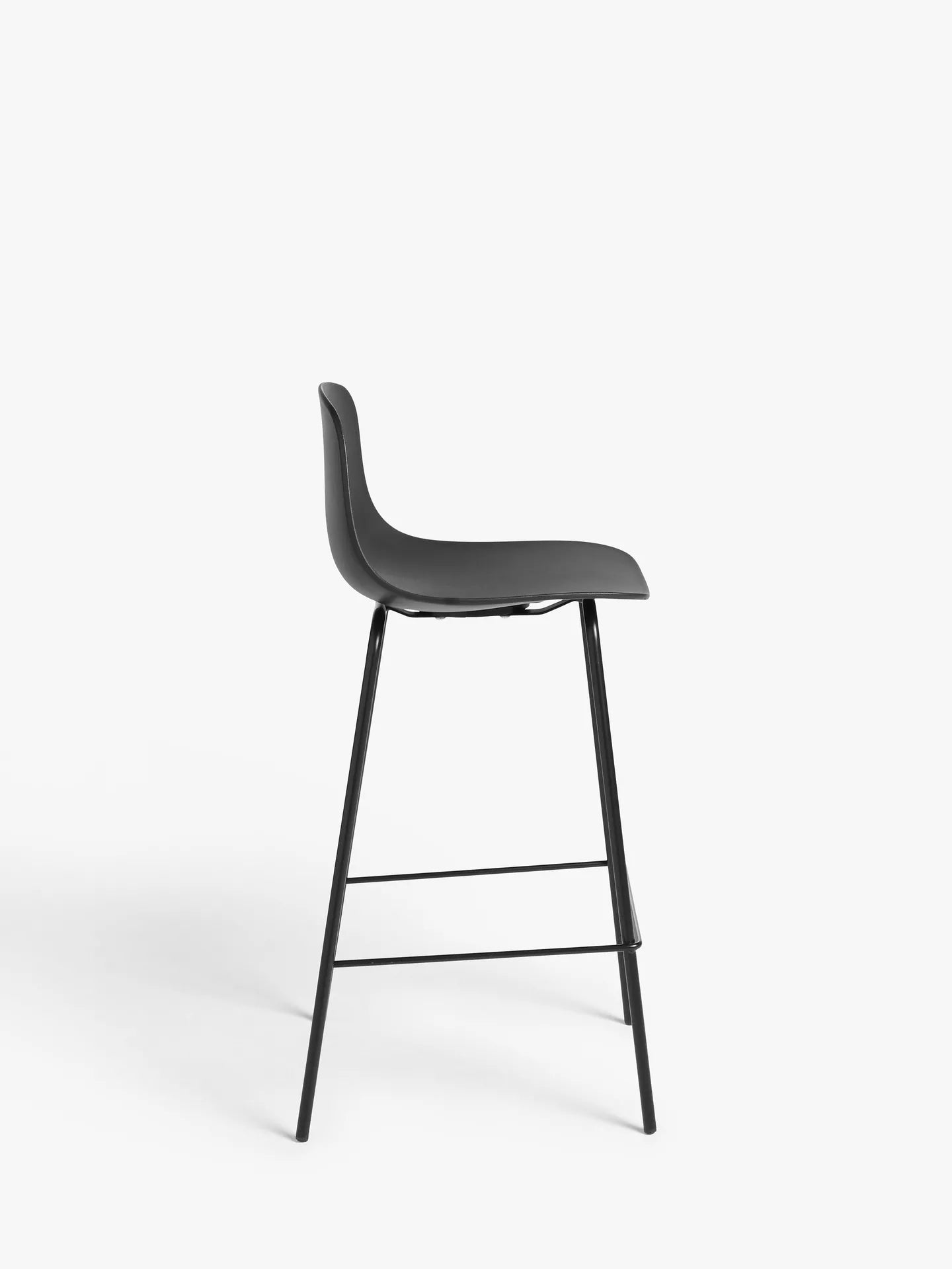John Lewis Whitby Bar Stool, Set of 2, Black