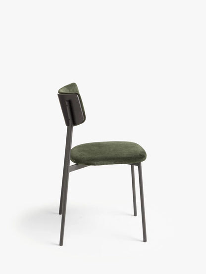 John Lewis ANYDAY Motion Corduroy Upholstered Dining Chairs, Set of 2, Green