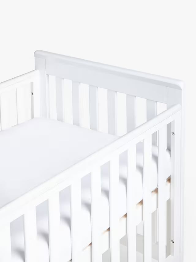 John Lewis Charlotte Cotbed, White