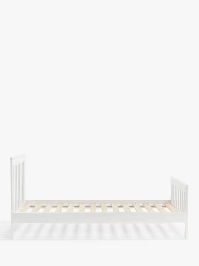 John Lewis Charlotte Single Bed, White