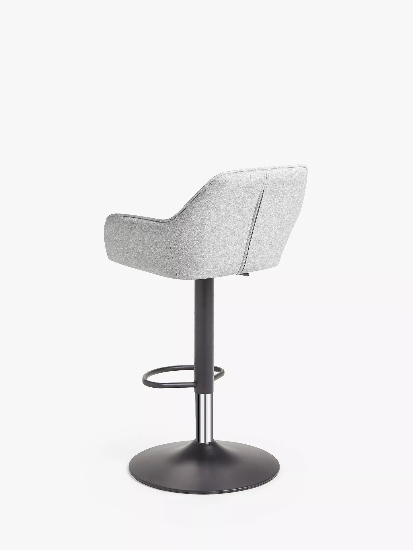 Toronto Gas Lift Adjustable Bar Stool, Set of 1 Single, Grey