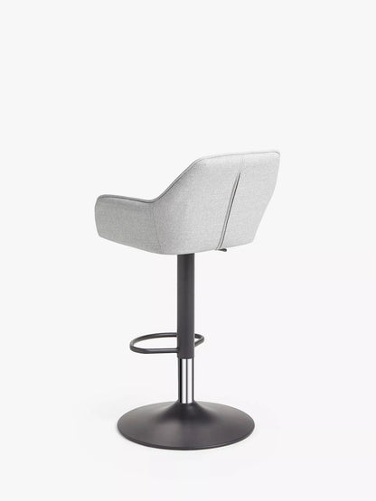 Toronto Gas Lift Adjustable Bar Stool, Set of 1 Single, Grey