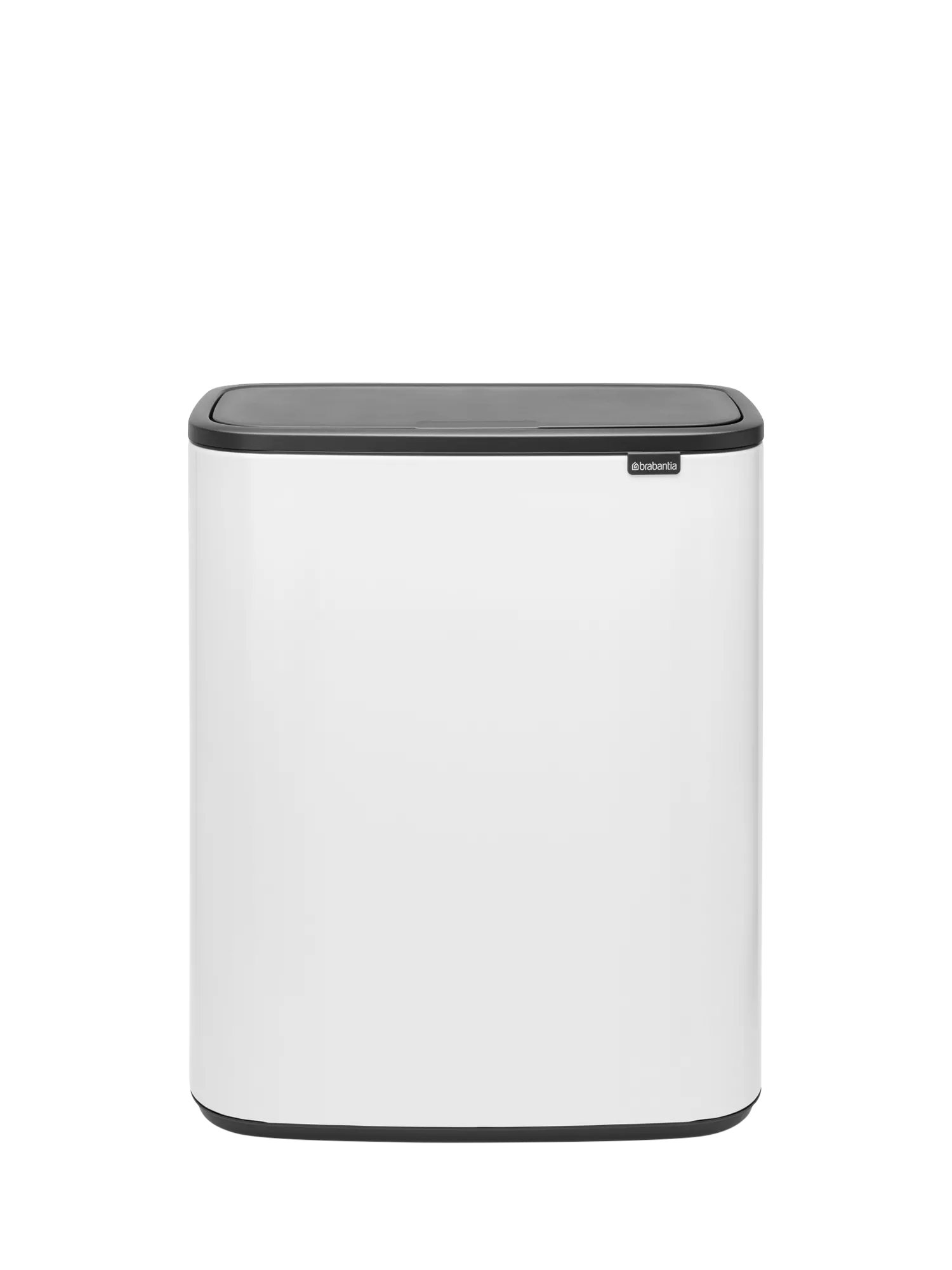 Brabantia Bo Touch Bin, White, 60L