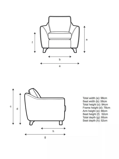 G Plan Vintage The Sixty Eight Armchair, Sherbert Cloud