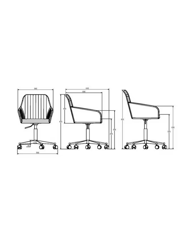 John Lewis Toronto Office Chair, Grey