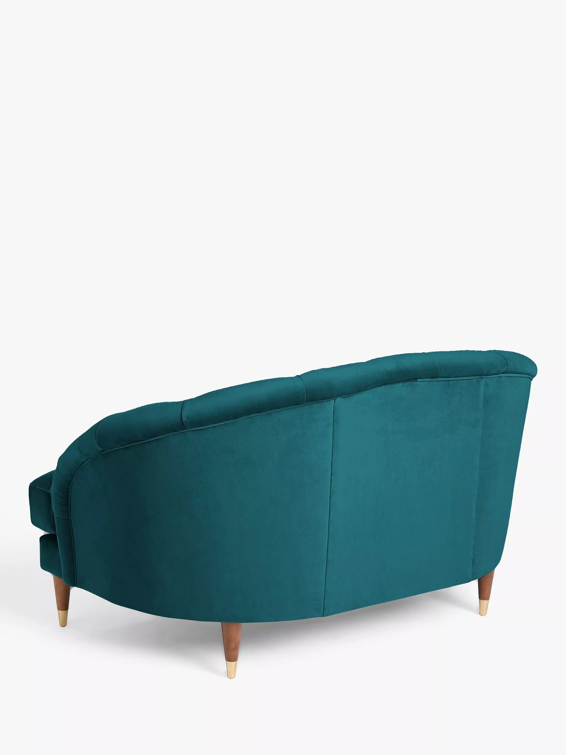 John Lewis + Swoon Radley Loveseat, Wildwood Green Velvet