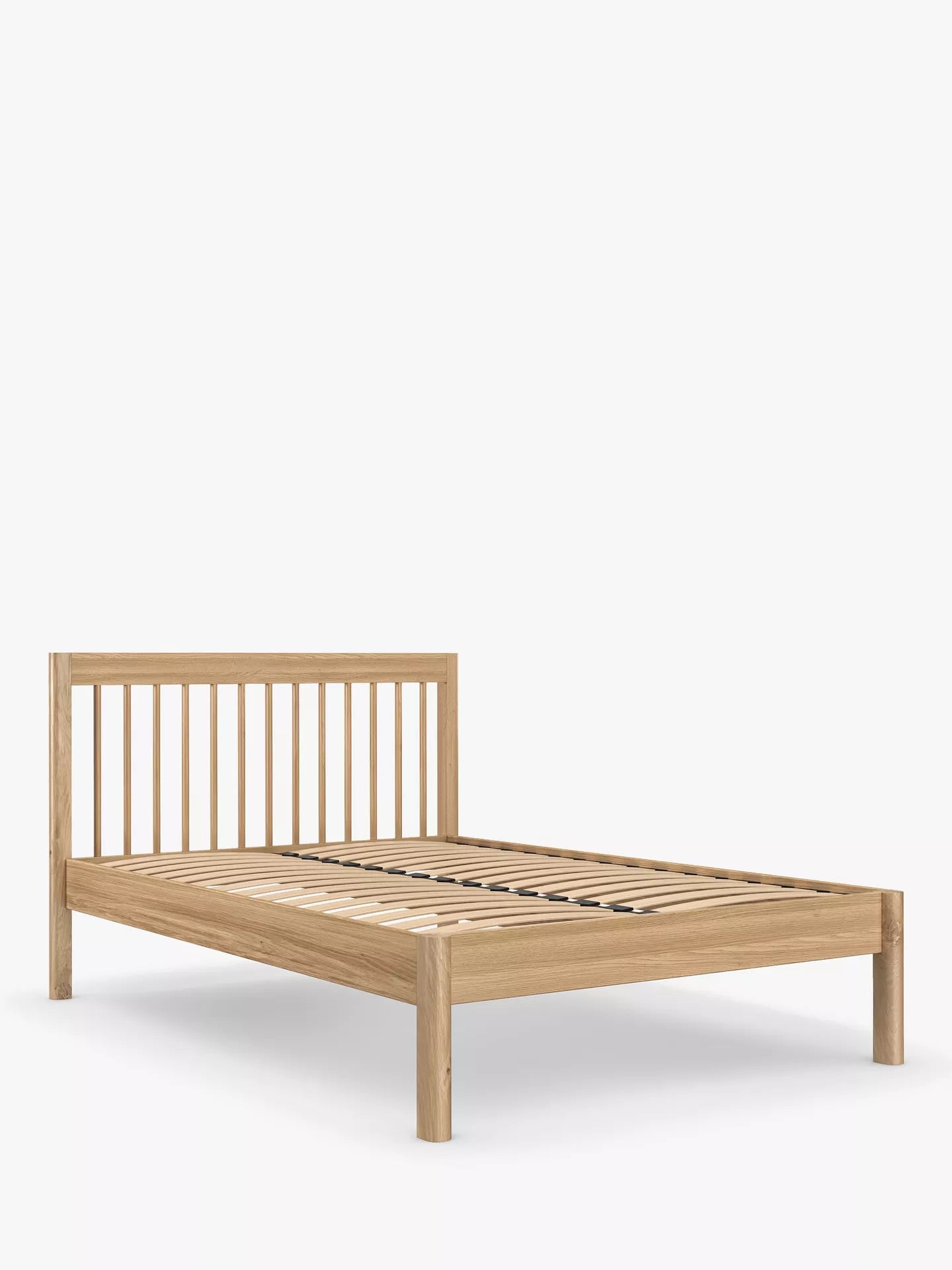 John Lewis Spindle Bed Frame King Natural Oak