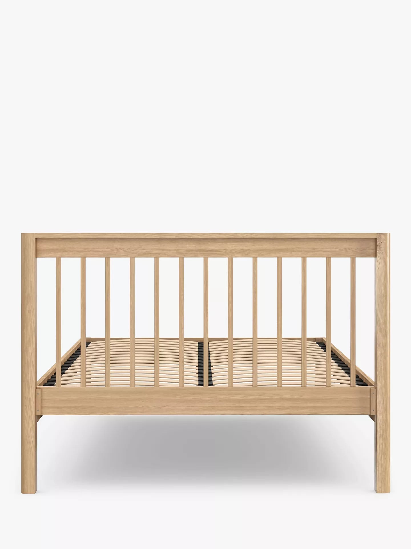 John Lewis Spindle Bed Frame King Natural Oak