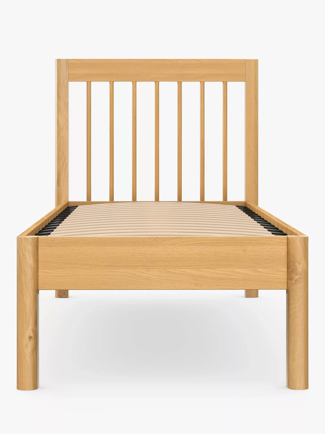 John Lewis Spindle Bed Frame, Single, Oak
