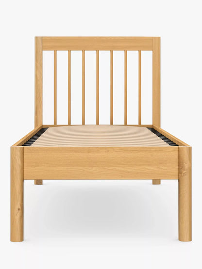 John Lewis Spindle Bed Frame, Single, Oak