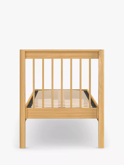 John Lewis Spindle Bed Frame, Single, Oak